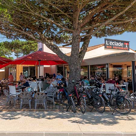 L'éclade - Brasserie Tapas Glacier Bar Restaurant lounge La Palmyre Royan Charente Maritime