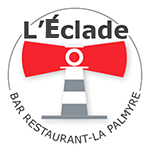 logo l'éclade Brasserie tapas glacier lounge Snack de plage La Palmyre Charente Maritime