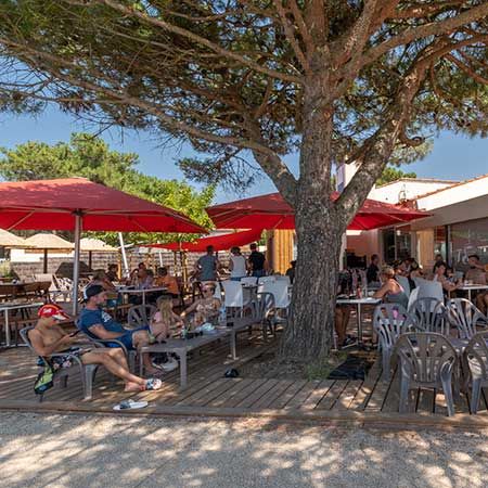 Snack de plage La Palmyre Saint Palais Royan Charente Maritime