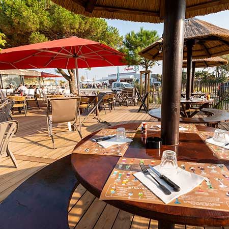 Snack de plage La Palmyre Saint Palais Royan Charente Maritime
