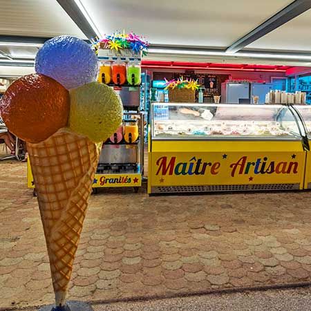 Snack de plage La Palmyre Saint Palais Royan Charente Maritime