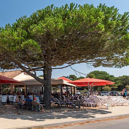 Snack de plage La Palmyre Saint Palais Royan Charente Maritime