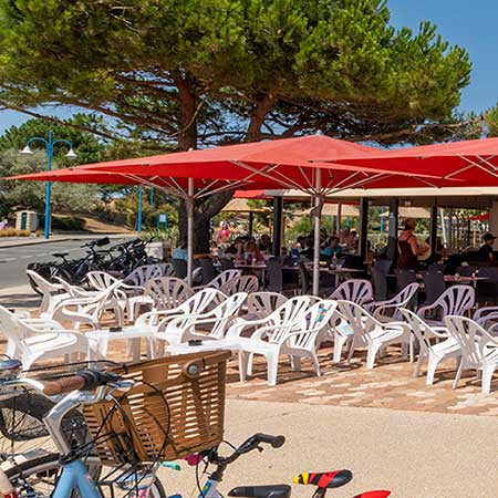 Snack de plage La Palmyre Saint Palais Royan Charente Maritime